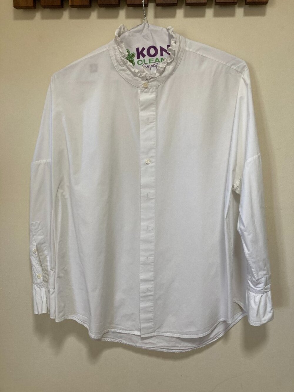 Alex Mill Ruffle Shirt in White